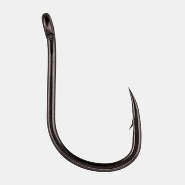 Silver THINKING ANGLER Out Turned Eye Hook Size 5