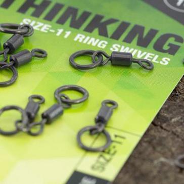 Silver THINKING ANGLER Ptfe Size 11 Ring Swivels