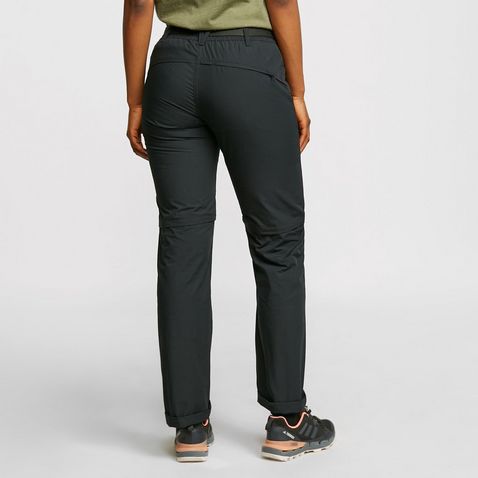 Black FREEDOMTRAIL Women’s Nebraska Zip-Off Trousers