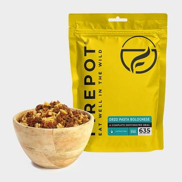 Brown FIREPOT Orzo Pasta Bolognese