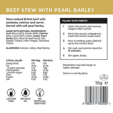 Brown FIREPOT Beef Stew With Pearl Barley
