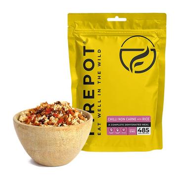 Yellow FIREPOT Chilli Non Carne With Rice