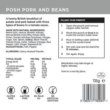 Brown FIREPOT Posh Pork & Beans