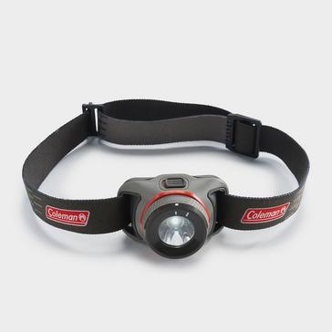 Black COLEMAN BatteryGuard 200L LED Head Torch