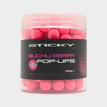 Pink Sticky Baits Buchu Berry Sticky Hi-Attract Pop Ups 12mm