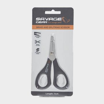 Silver SVENDSEN Braid Split Ring Scissors 11cm