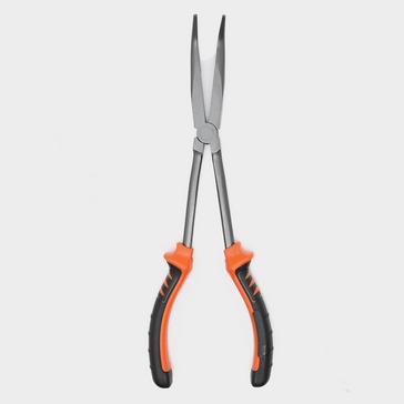 Orange SavageGear MP Long Bend Nose Pliers 27.5cm