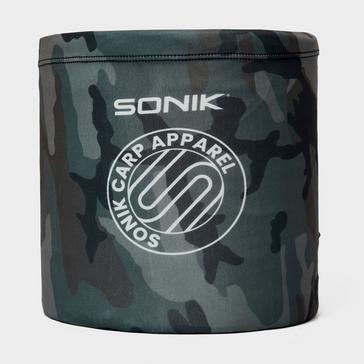 green Sonik Camo Neck Gaiter