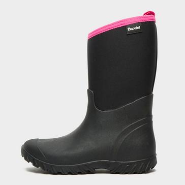 Black Brogini Womens Keswick Neoprene Boots Black
