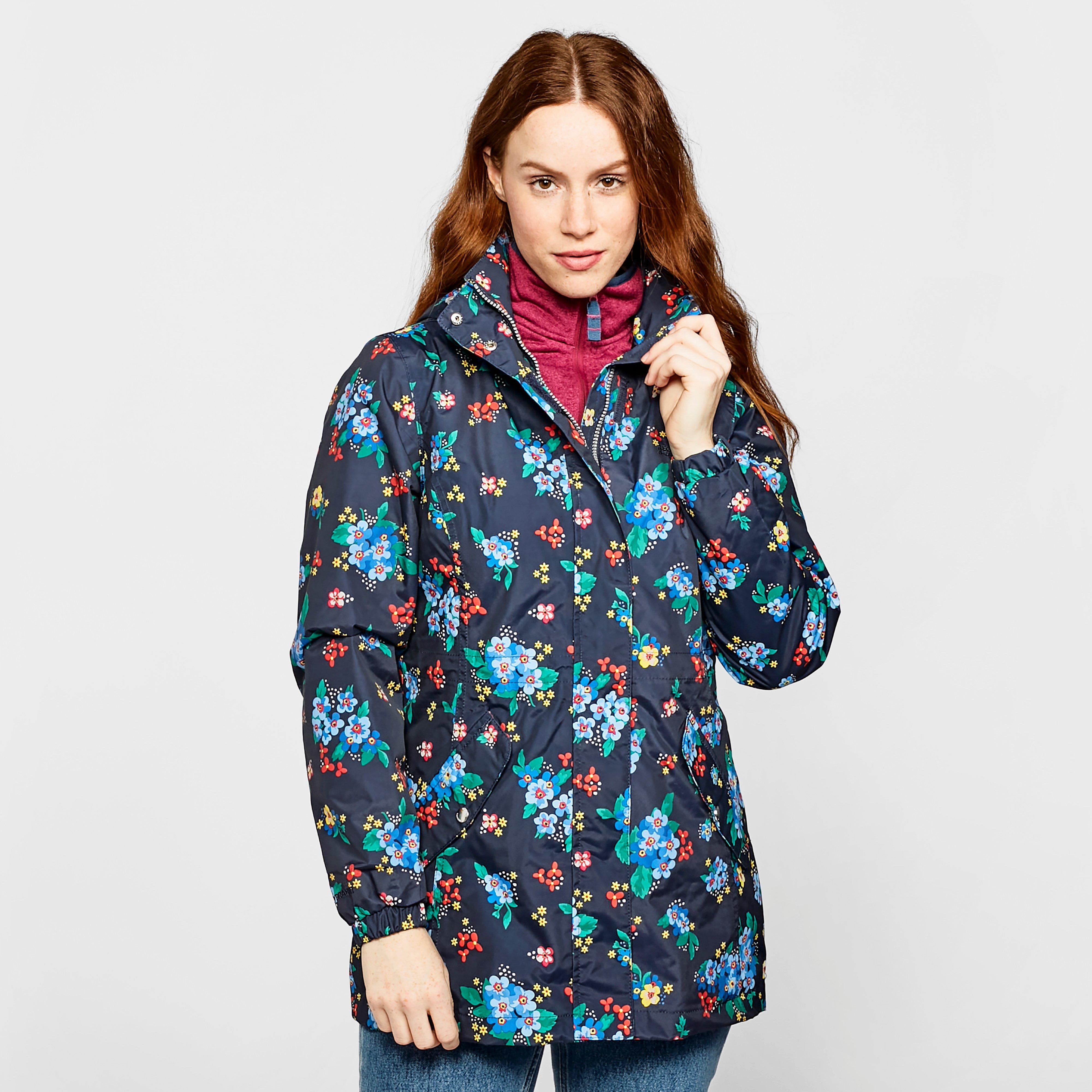 patterned waterproof jacket