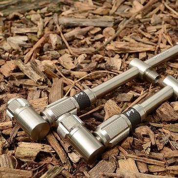 NGT Carp fishing Stainless Steel Set up With 2x 3 rod buzzer bars