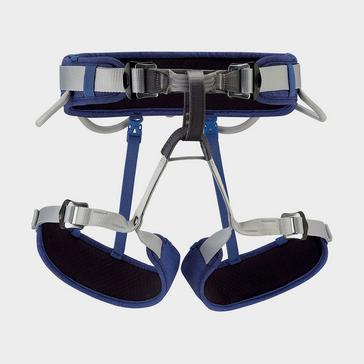 Blue Petzl Corax Harness