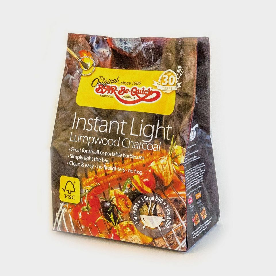 Bar Be Quick Instant Light Lumpwood Charcoal 1kg GO Outdoors