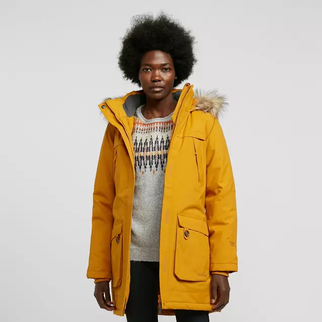 Arctic Storm Mustard Winter Coat Womens Mustard Rain Jacket