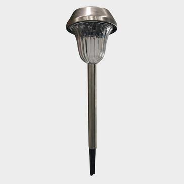 Silver HI-GEAR Solar Stake Light