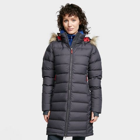 Ladies long top rab coat