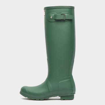 Green Hunter Womens Original Tall Wellington Boots Green