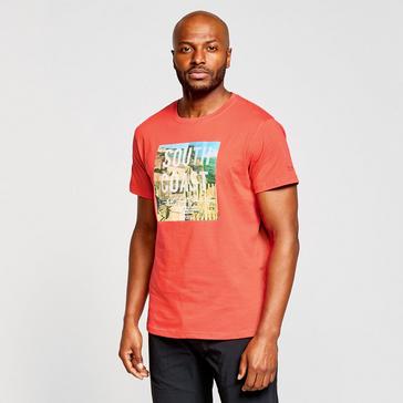Red Regatta Mens Cline IV Graphic T-Shirt Spice Red