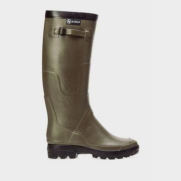 Khaki Aigle Women’s Benyl Wellington Boots