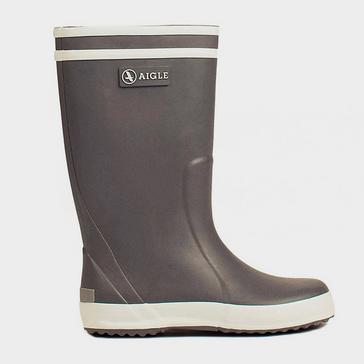 Grey Aigle Childrens Lolly Pop Rain Boots Charcoal
