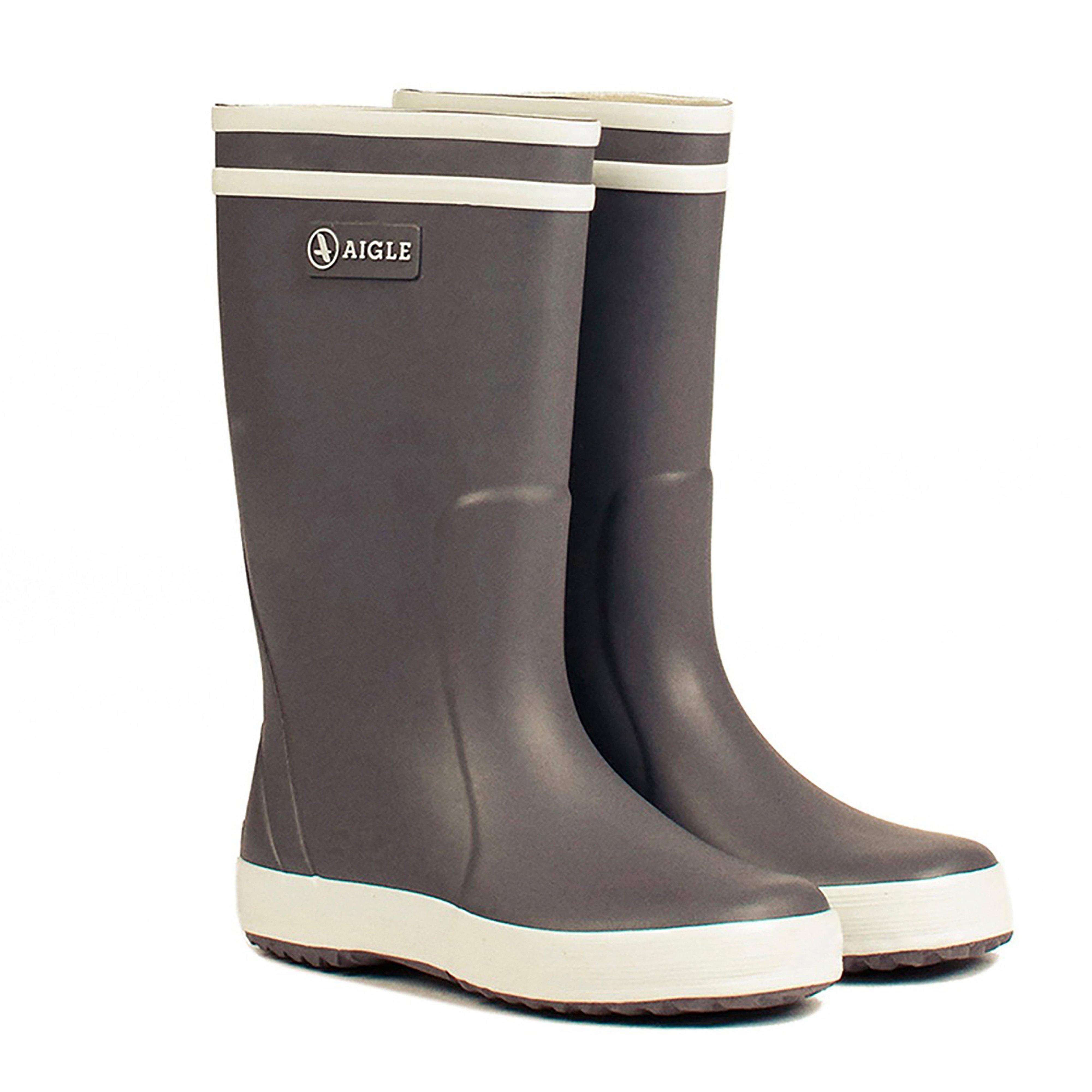Childrens Lolly Pop Rain Boots Charcoal
