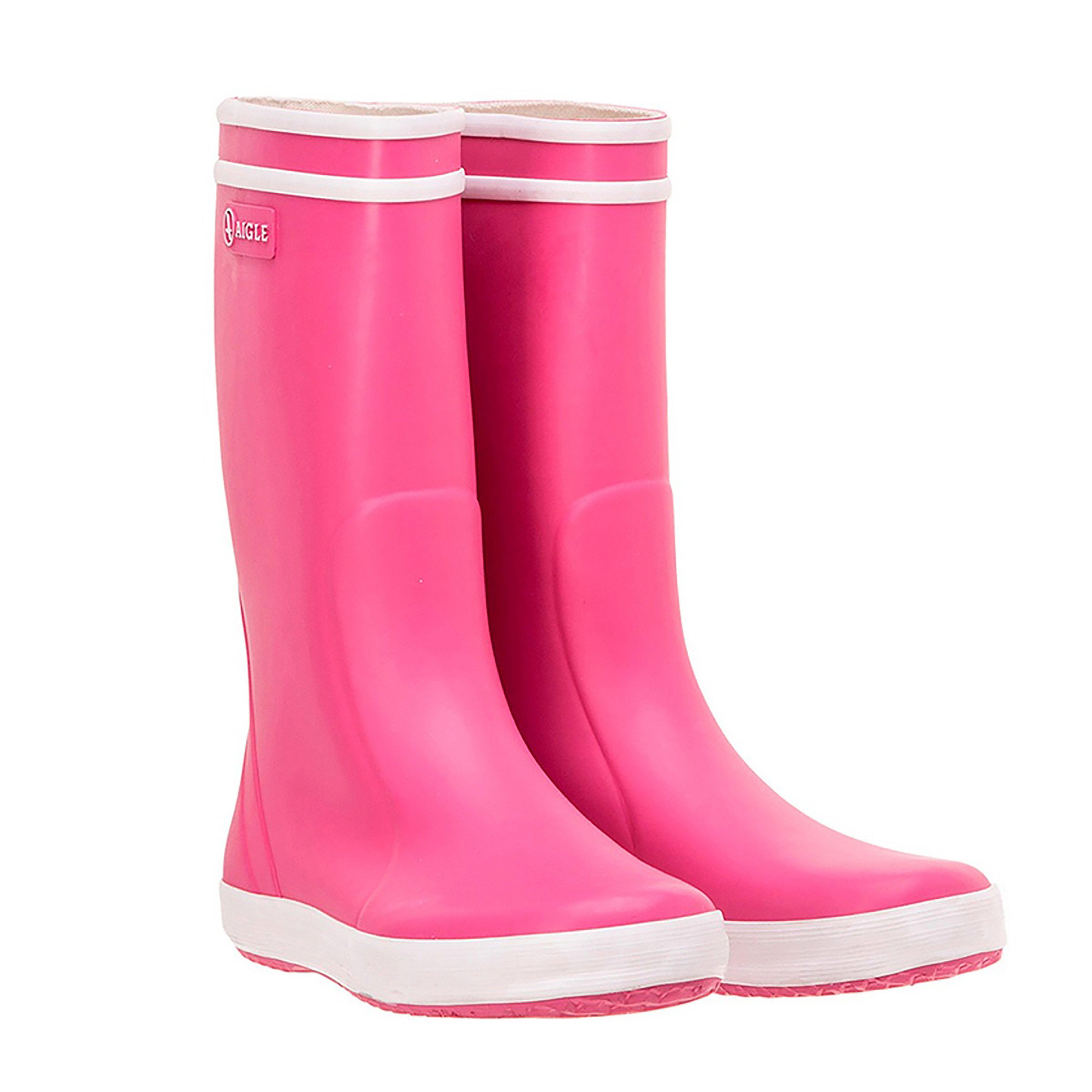 Childrens Lolly Pop Rain Boots New Rose