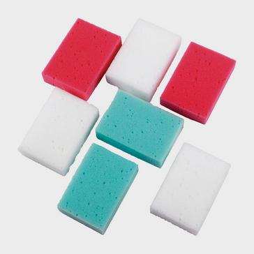 Assorted Lincoln Economy Sponge 7 pack Assorted Colours