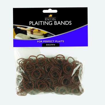 Brown Lincoln Plaiting Bands Bag Brown