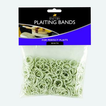 White Lincoln Plaiting Bands