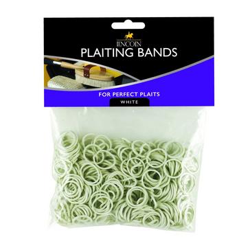 White Lincoln Plaiting Bands