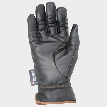 Black Hy Hy5 Thinsulate Leather Winter Riding Gloves Black/Tan