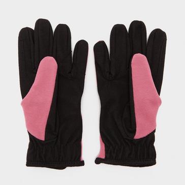 Pink Hy Hy5 Childs Everyday Two Tone Riding Gloves Black/Pink