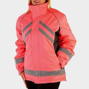 Pink Hy HyVIZ Ladies Waterproof Riding Jacket Pink