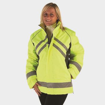 Yellow Hy HyVIZ Womens Waterproof Riding Jacket Yellow