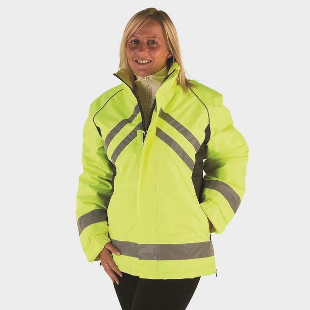 Yellow Hy HyVIZ Ladies Waterproof Riding Jacket Yellow image 1