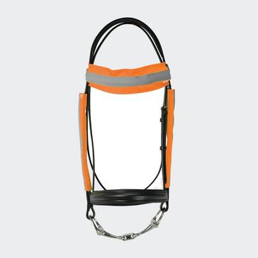 Orange Hy HyVIZ Bridle Set Orange
