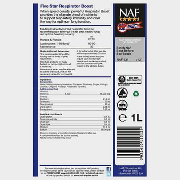 Clear NAF Five Star Respirator Boost 