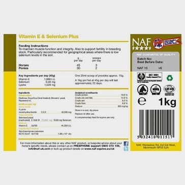 Clear NAF Vitamin E, Selenium & Lysine