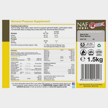 Clear NAF General Purpose Supplement Refill 2kg