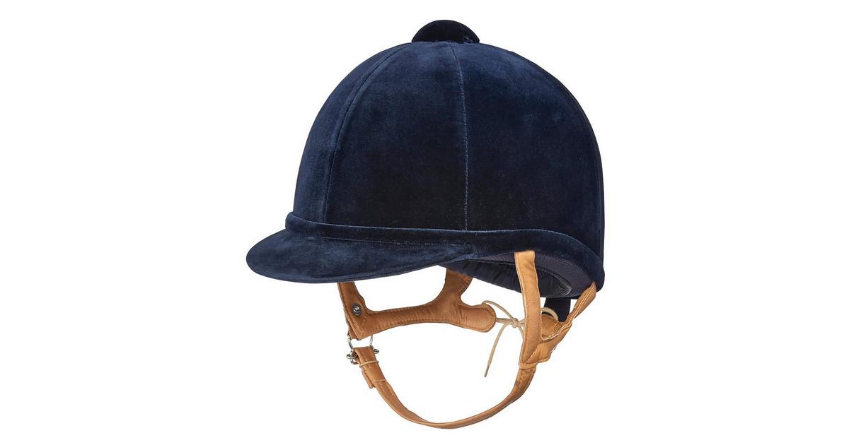 Charles Owen Junior Fian Riding Hat Navy Naylors