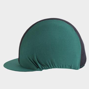 Green Charles Owen Pro II Vented Hat Silk Green