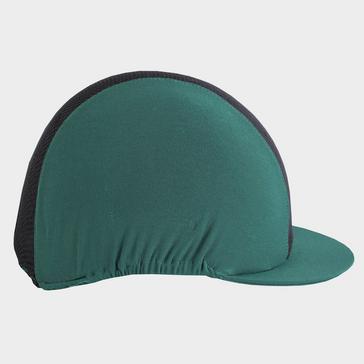 Green Charles Owen Pro II Vented Hat Silk Green