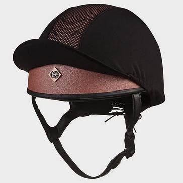 Pink Charles Owen Adult Pro II Plus Skull Hat Rose Gold