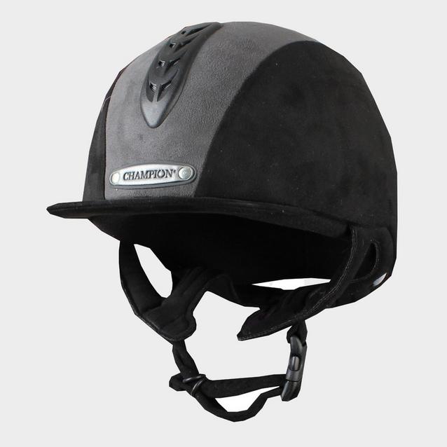 Champion Junior XAir Plus Riding Hat Black/Slate Naylors