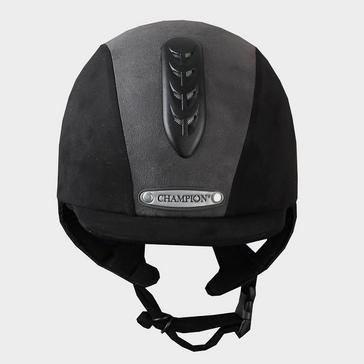 Black Champion Junior X-Air Plus Riding Hat Black/Slate