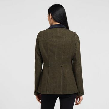 Check Aubrion Womens Saratoga Tweed Jacket Green Check