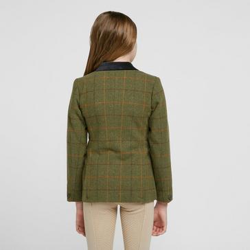 Check Aubrion Childs Saratoga Tweed Jacket Red/Yellow/Blue Check