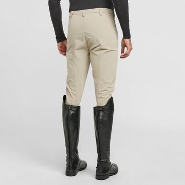 Beige Aubrion Mens Walton Knee Patch Breeches Beige