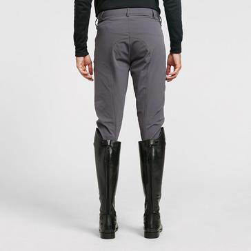 Grey Aubrion Mens Walton Knee Patch Breeches Grey