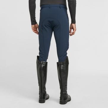 Blue Aubrion Mens Walton Knee Patch Breeches Navy